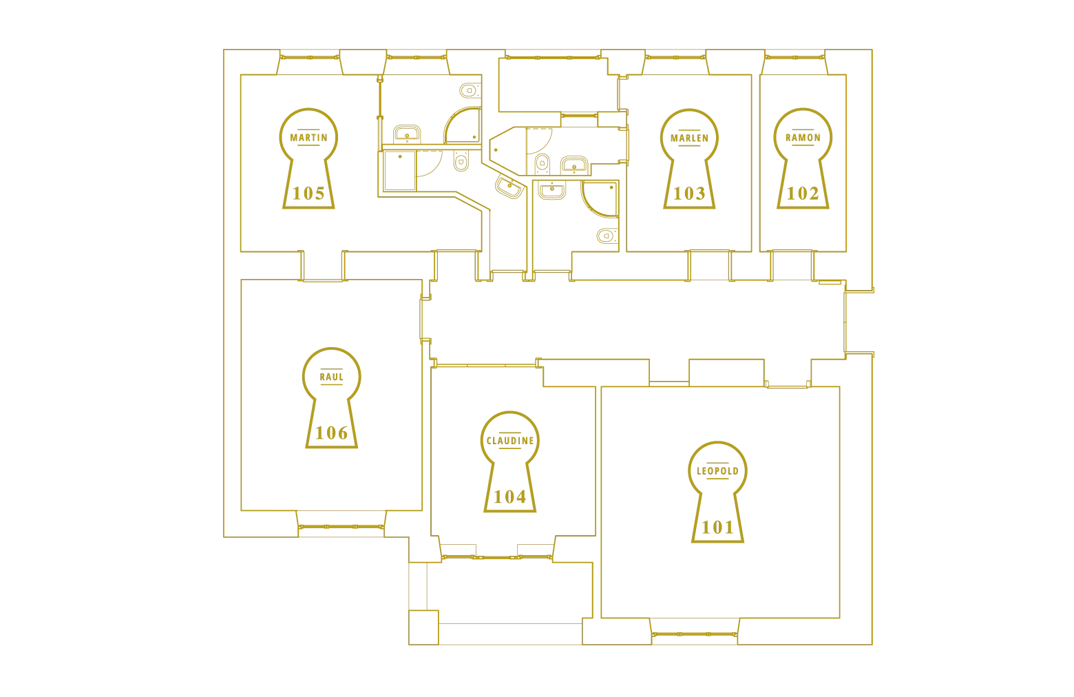 Piantina dell'appartamento