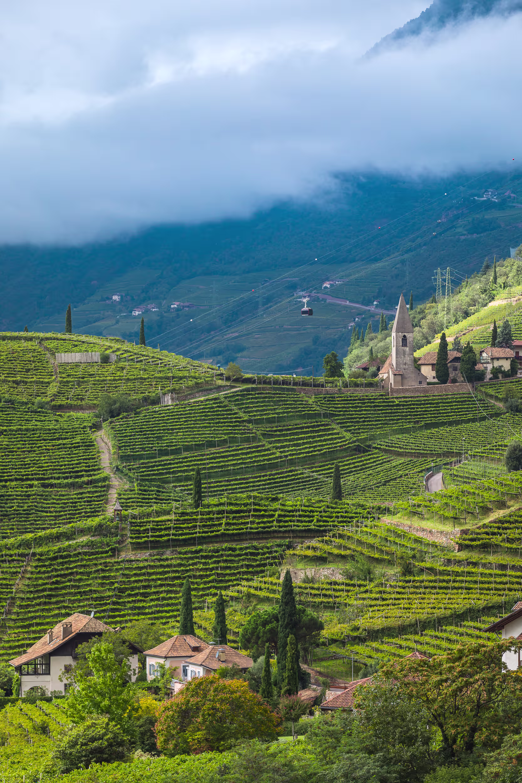 Vista da un ristorante a pochi minuti in macchina